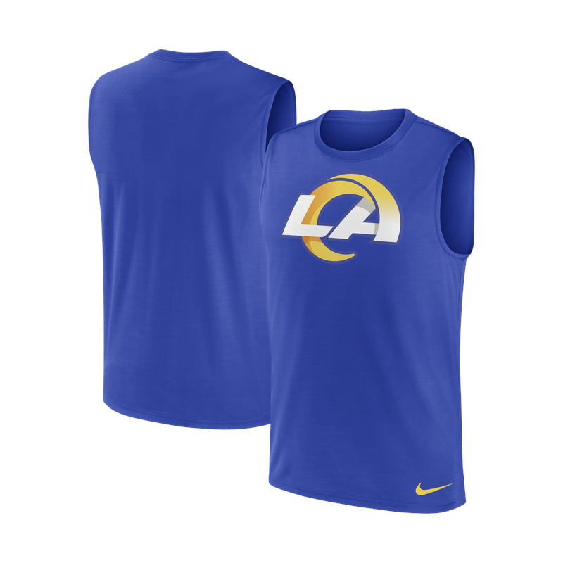 Nike NFL Men's Large Muscle Logo Tank Los Angeles Rams