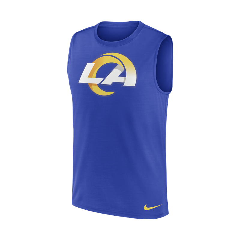 Nike NFL Men's Large Muscle Logo Tank Los Angeles Rams