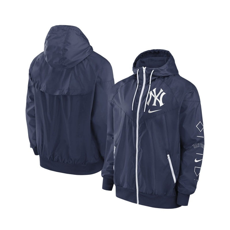 Nike MLB Men's Team Runner Windrunner Jacket New York Yankees