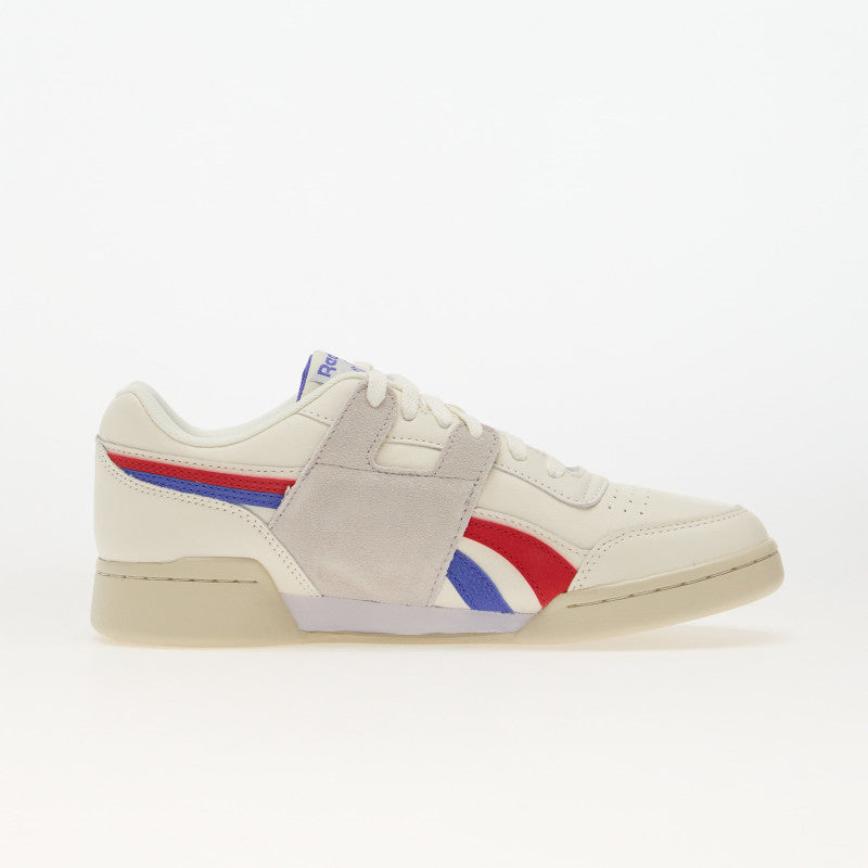 Reebok Workout Plus Chalk/ Breakout Blue/ Vector Red