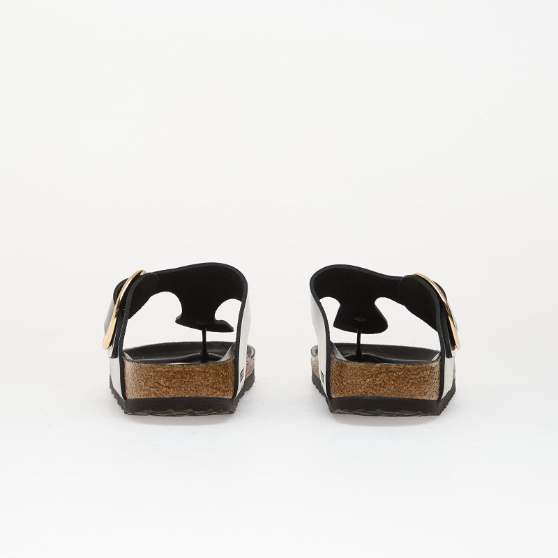 Birkenstock Gizeh Big Buckle Natural Leather Patent Women Nappa Glamour