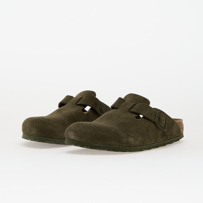 Birkenstock Boston Suede Leather Thyme