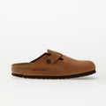 Birkenstock Boston Natural Leather Oiled Cognac