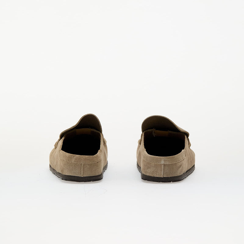 Birkenstock Naples Wrapped Suede Leather Taupe