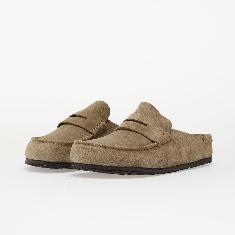 Birkenstock Naples Wrapped Suede Leather Taupe