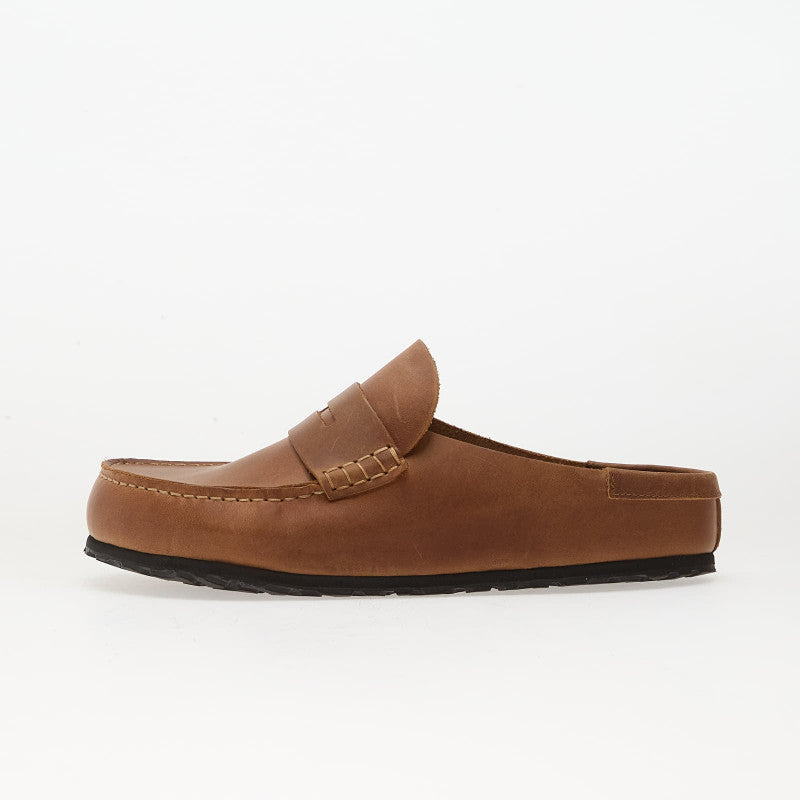 Birkenstock Naples Wrapped Oiled Leather Cognac