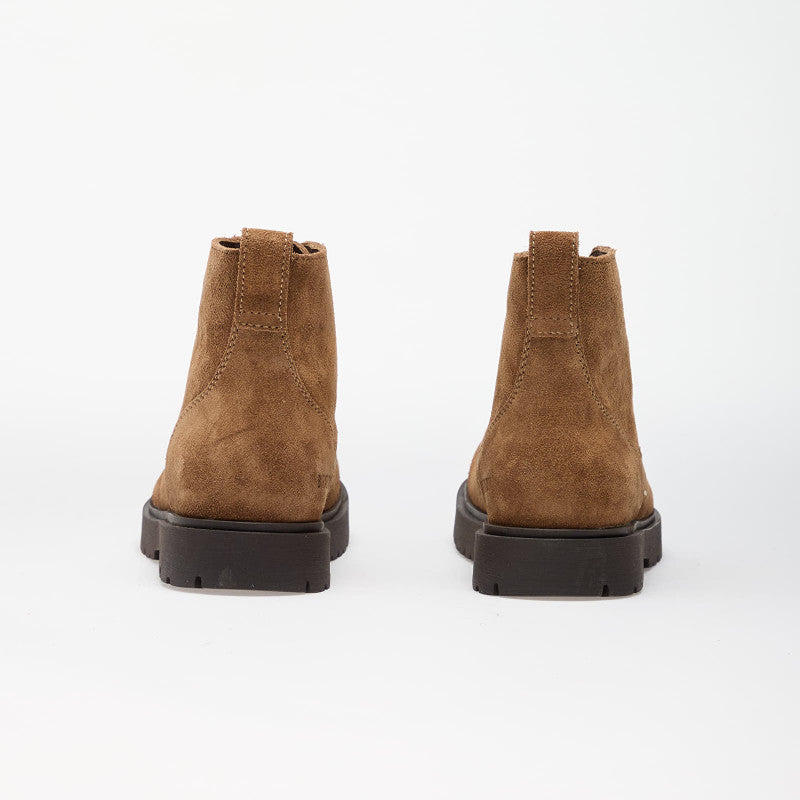 Birkenstock Highwood Lace Mid Suede Leather Dark Tea