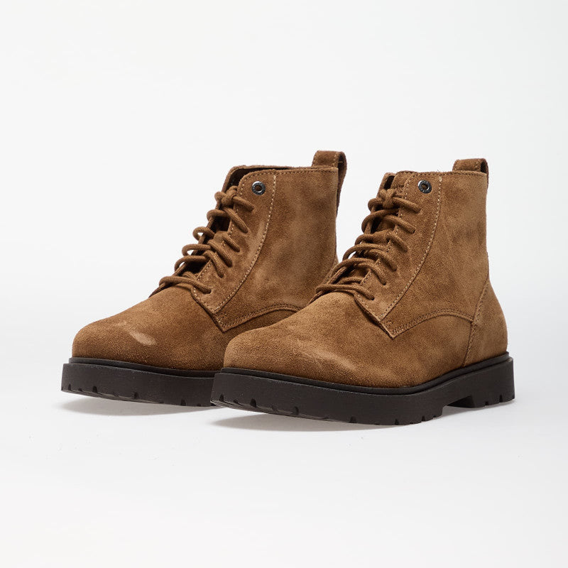Birkenstock Highwood Lace Mid Suede Leather Dark Tea