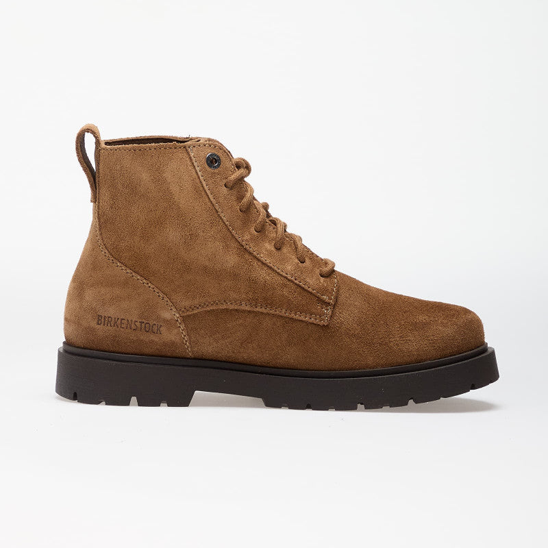 Birkenstock Highwood Lace Mid Suede Leather Dark Tea