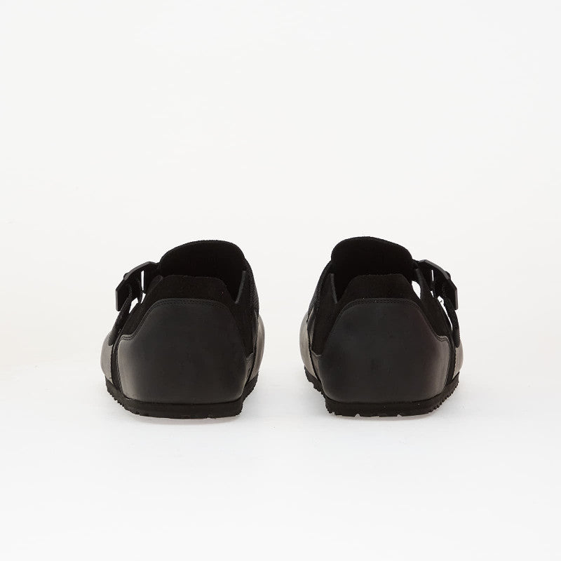 Birkenstock London Nova 2.0 Leather-Suede Black