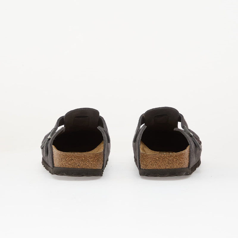 Birkenstock Boston Suede Leather Charcoal