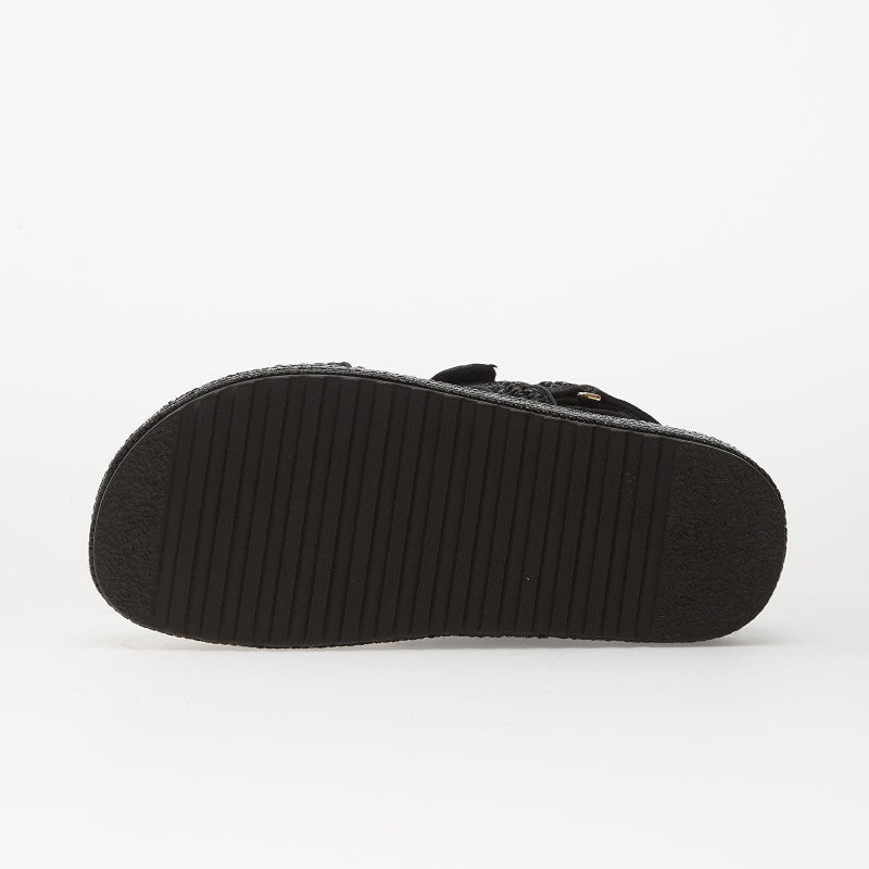 Steve Madden Bigmona Blk Raffia