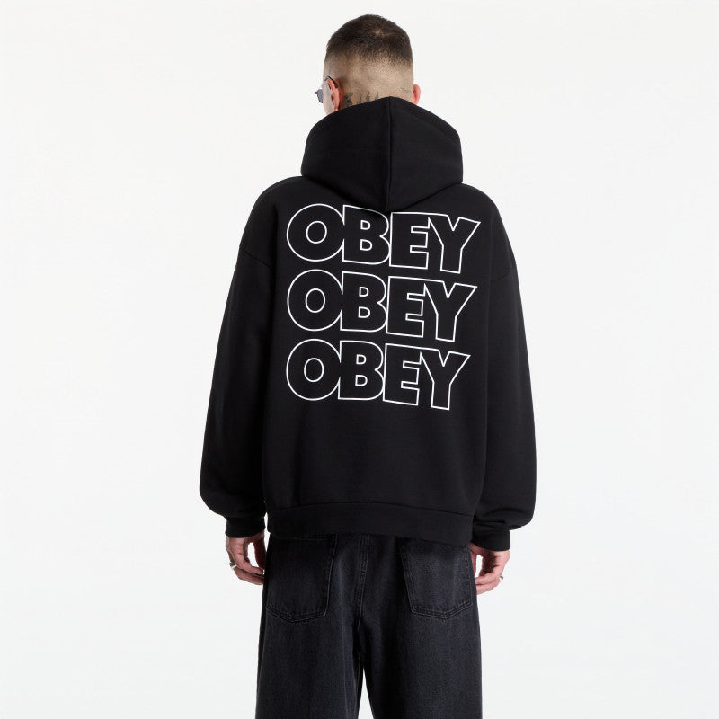 Obey Treble Extra Heavy Hood Black