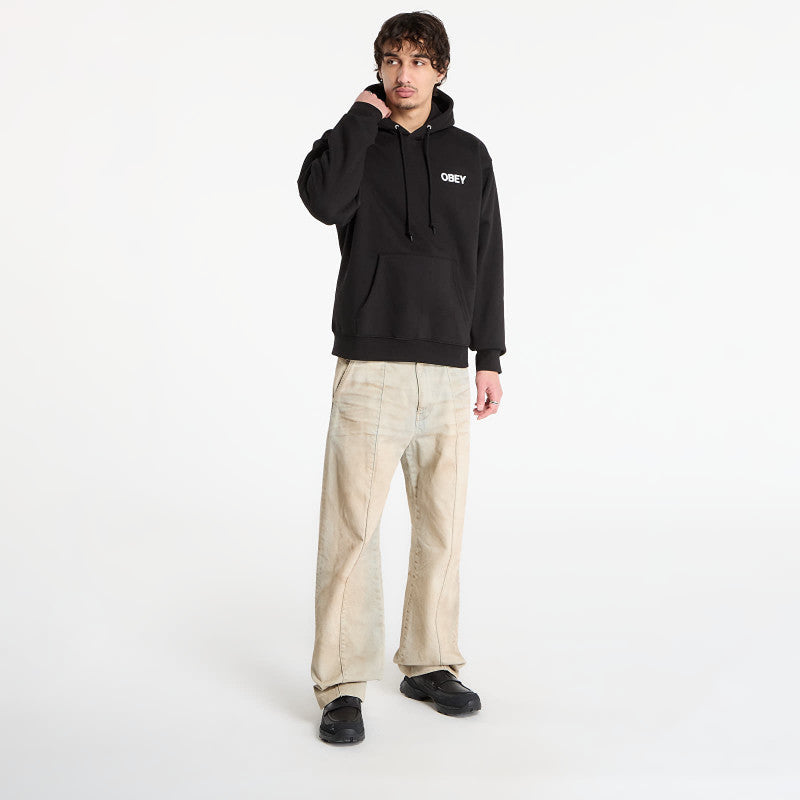OBEY Doberman Pullover Hood Black