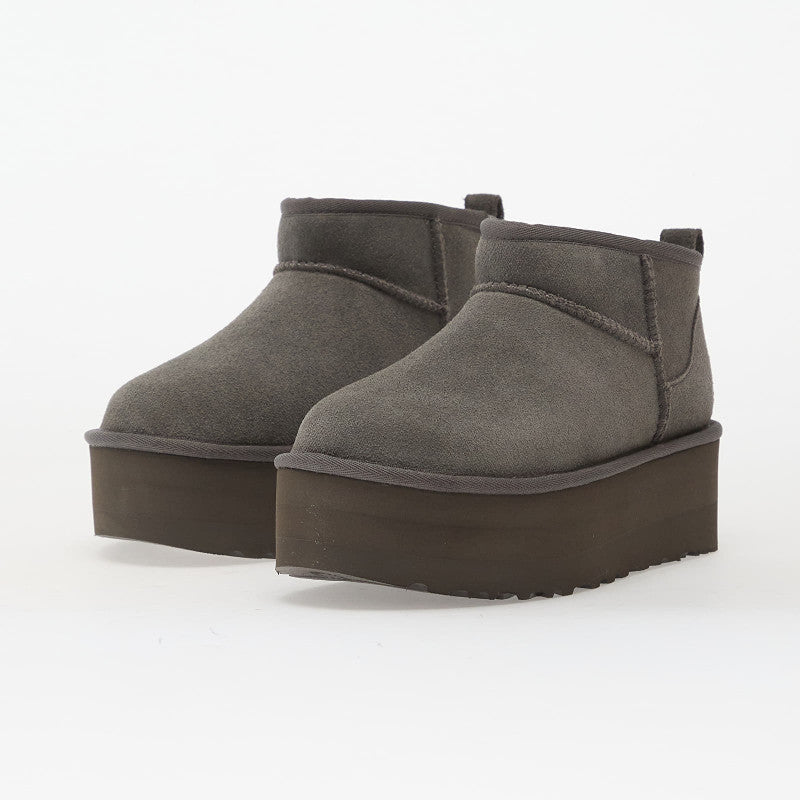 UGG Wmns Classic Ultra Mini Platform Charcoal