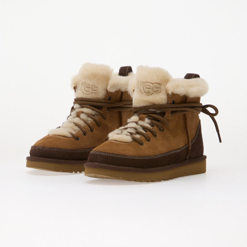 UGG Wmns Classic Heritage Lace-Up Chestnut