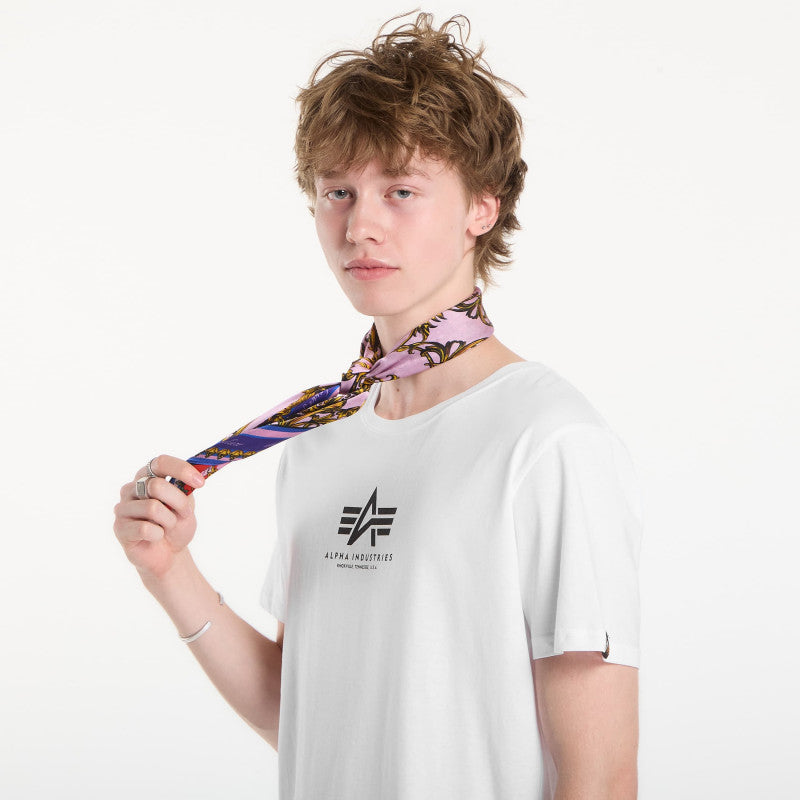 Alpha Industries Basic T-Shirt Contrast Stitch White