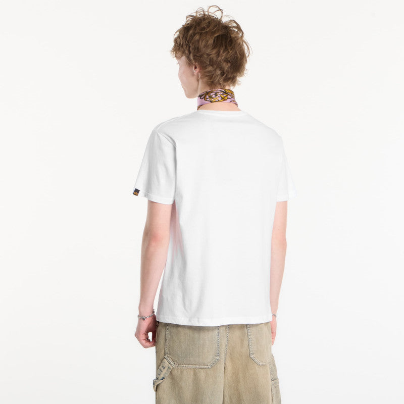 Alpha Industries Basic T-Shirt Contrast Stitch White
