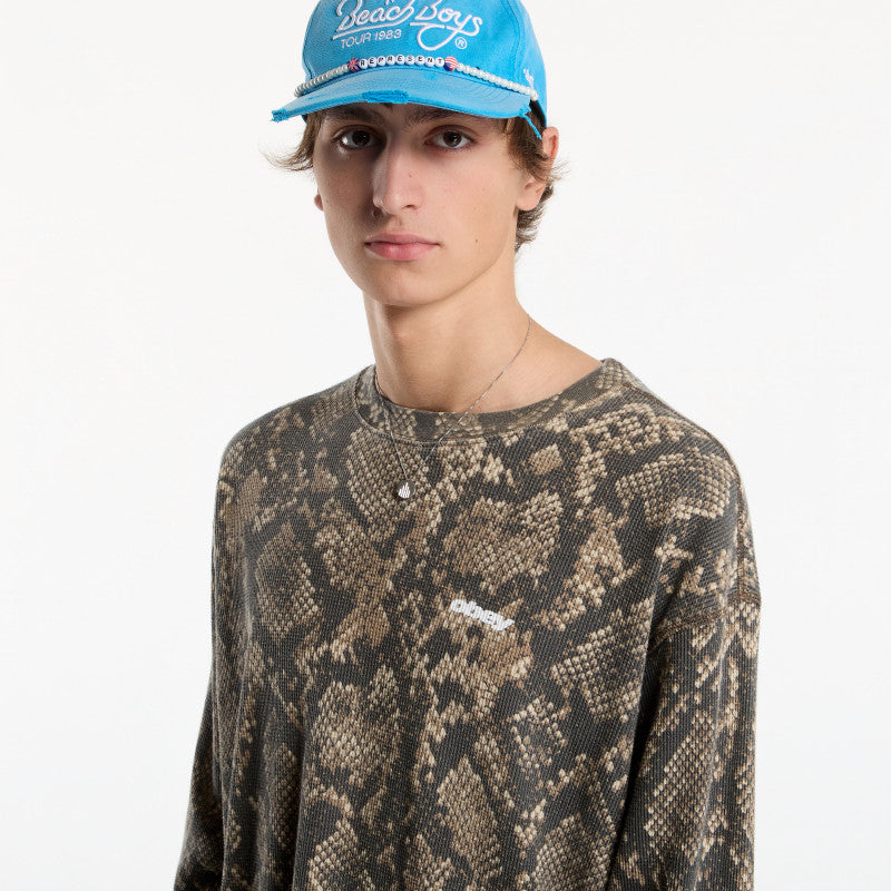 Obey League Thermal Dusty Vintage Rattlesnake