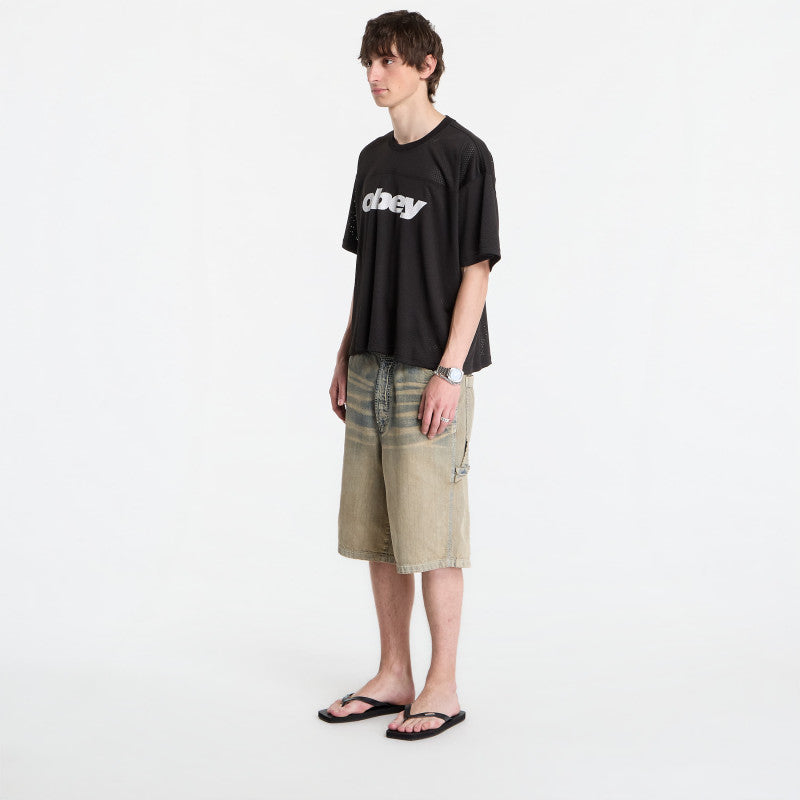 OBEY Practice Jersey Ss Black