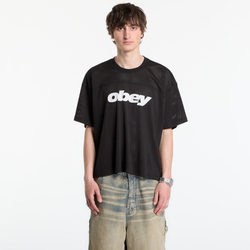 OBEY Practice Jersey Ss Black
