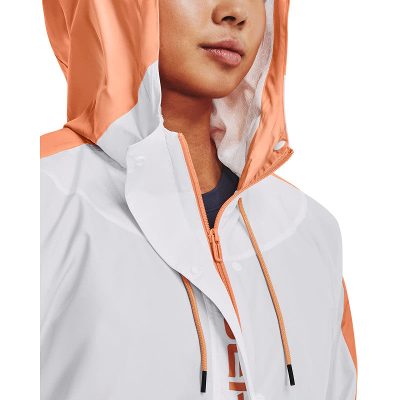 Under Armour Rush Woven Fz Jacket White