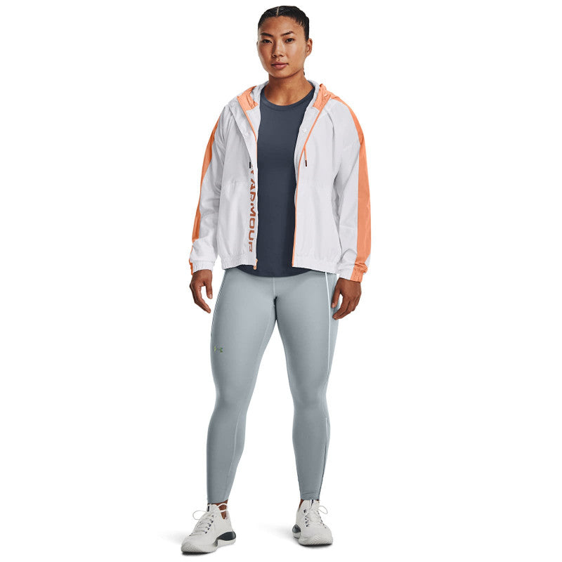Under Armour Rush Woven Fz Jacket White
