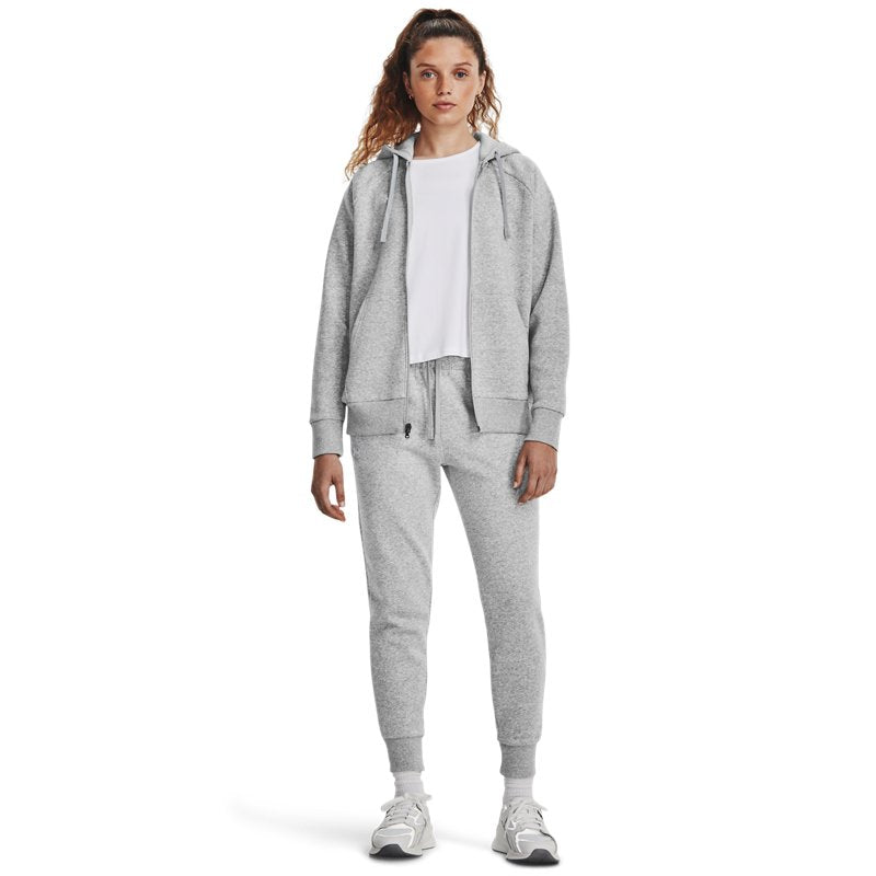 Under Armour Rival Fleece Fz Hoodie Mod Gray Light Heather