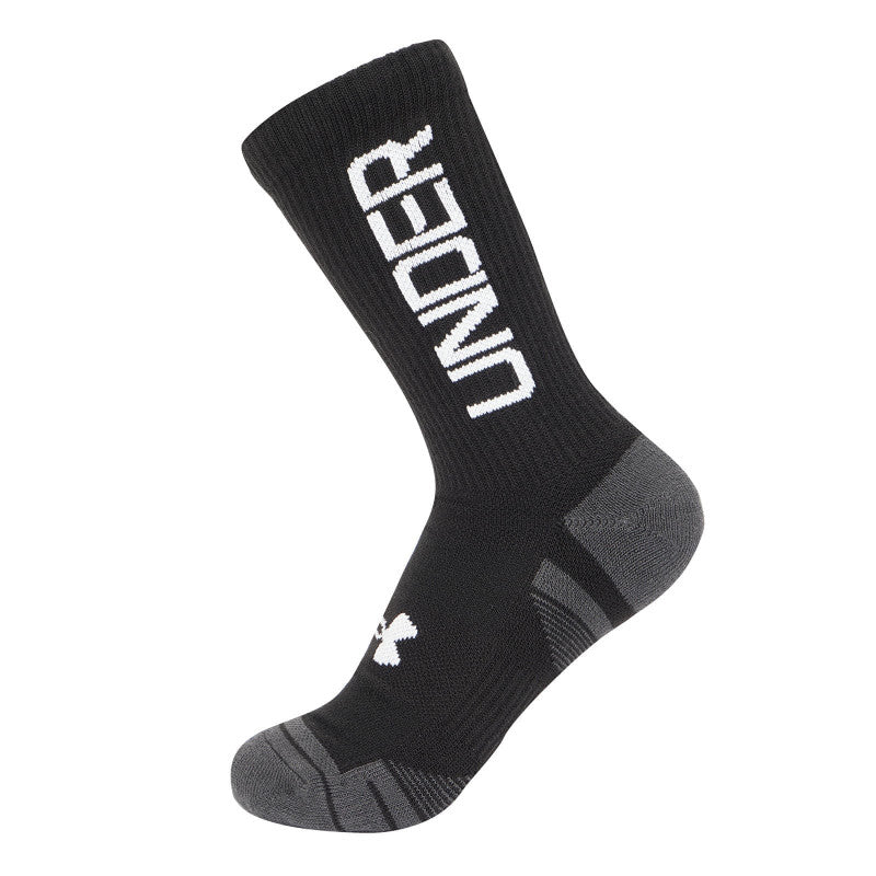 Under Armour Perf Tech Nov 3-Pack Crew Black/ Black/ White