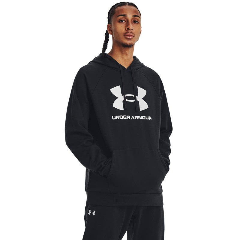 Under Armour Rival Fleece Logo Hood Black