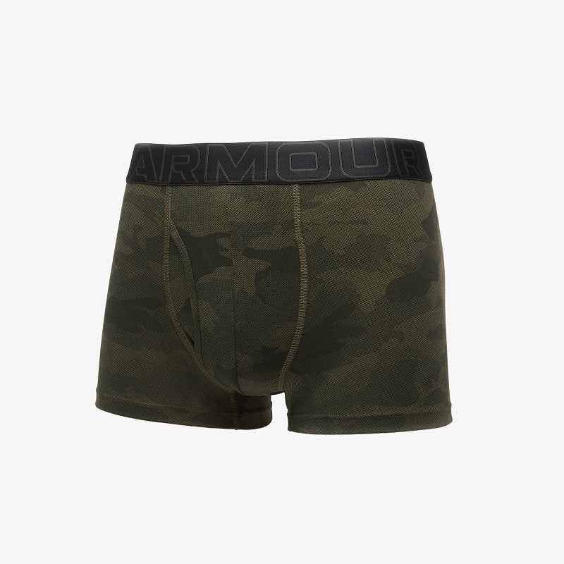 Bokserki Under Armour Performance Cotton Print 3in 3-Pack Black