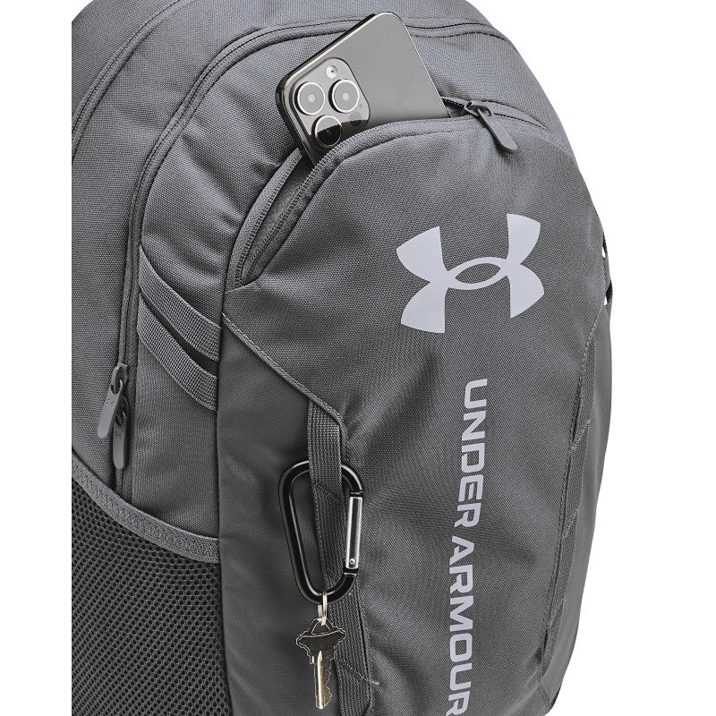 Under Armour Hustle 6.0 Backpack Castlerock/ Steel