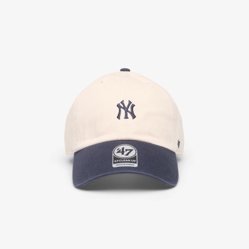47 Brand MLB Clean Up Base Runner New York Yankees Cap Natural