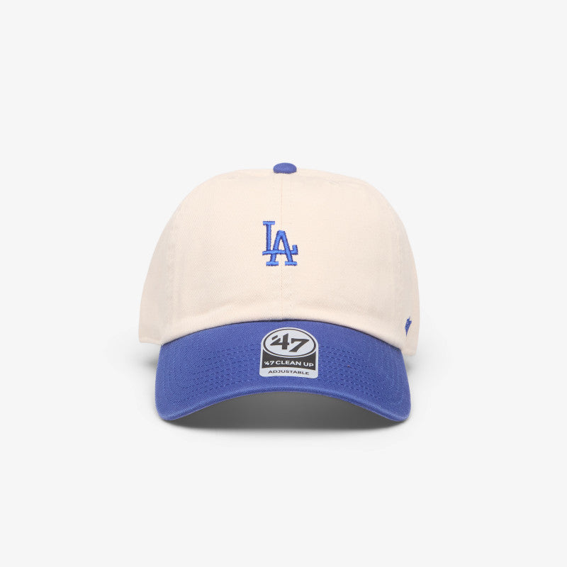 47 Brand MLB Clean Up Base Runner Los Angeles Dodgers Cap Natural