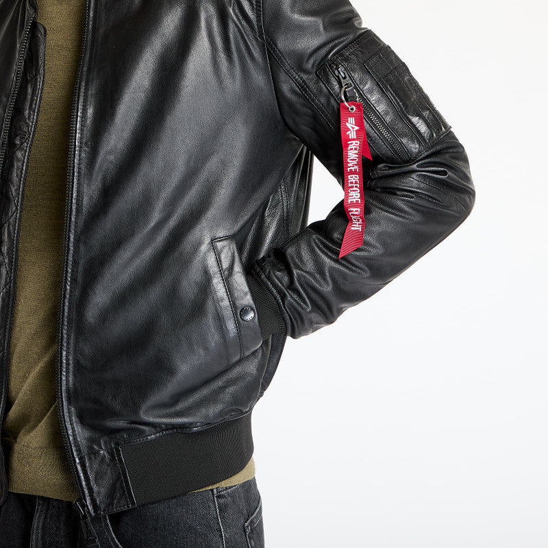Alpha Industries Inc. MA-1 Leather Black