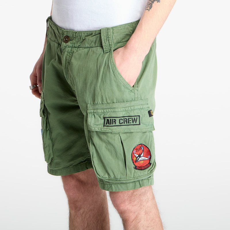 Alpha Industries Flying Tigers Shorts Vintage Green