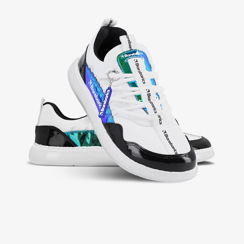 Barebarics Futura Iridescent White