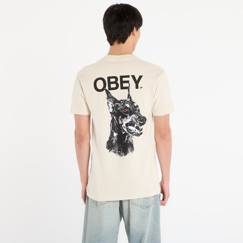 OBEY Doberman Classic T-Shirt Cream