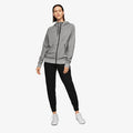 On Zipped Hoodie Grey