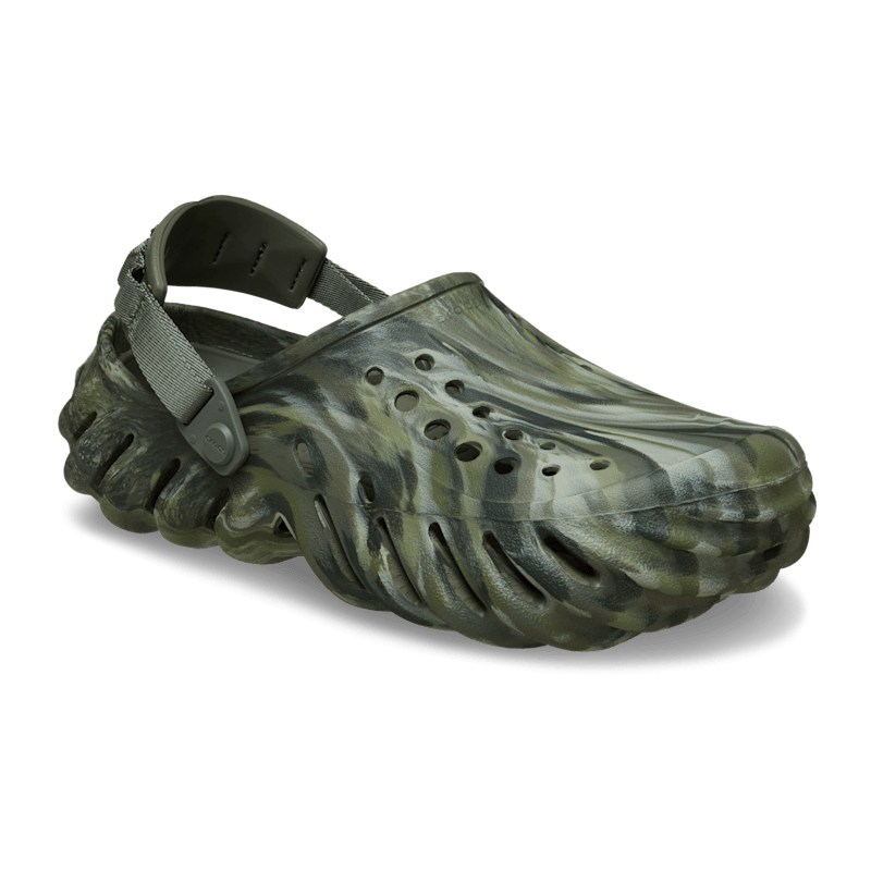 Crocs Echo Marbled Clog Dusty Olive/ Multi