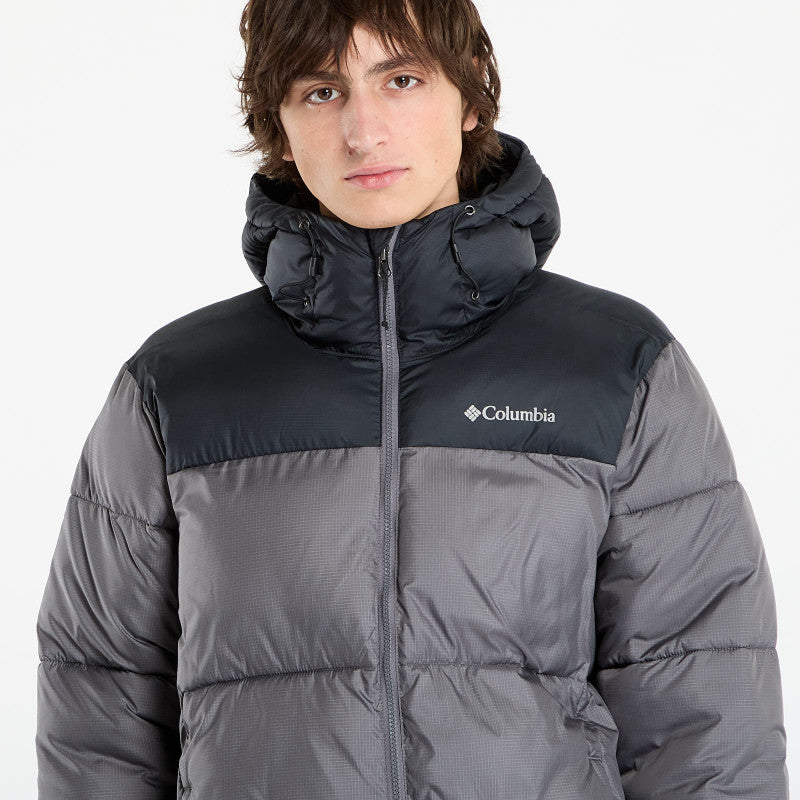 Columbia Puffect™ II Hooded Jacket City Grey/ Black