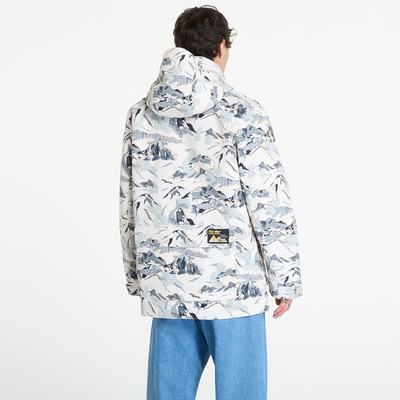 Columbia High Cascades™ Interchange Reversible Bomber Jacket Dark Stone Skylines