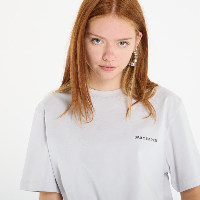 Daily Paper Matchstick Shield Ss T-Shirt Micro Chip Grey