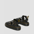 Dr. Martens Wmns Gryphon Quad Black Pisa Sandals