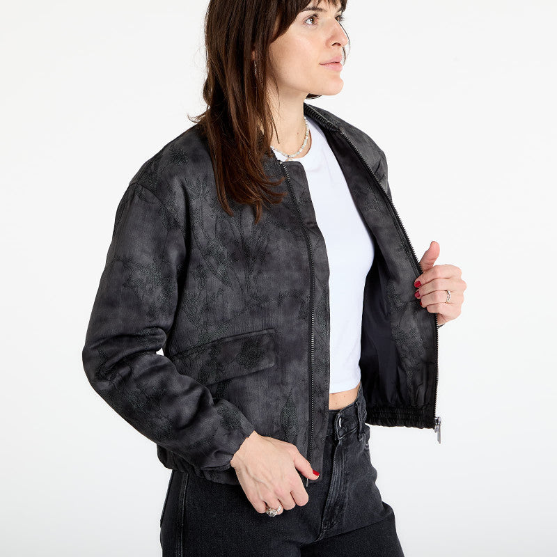 Desigual Fantasy Embroidered Bomber Jacket Black