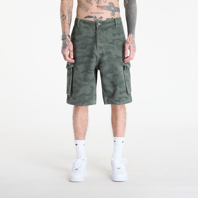 Daily Paper Camo Cargo Shorts Aop
