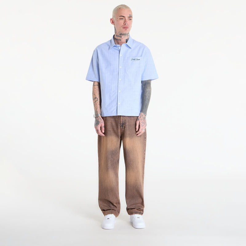 Jeansy Daily Paper Washed Shield Amba Jeans Denim