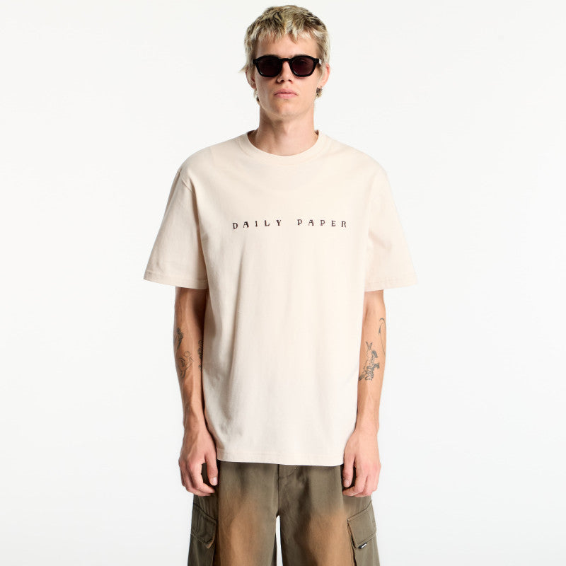 Daily Paper Alias Dias T Shirt Moonbeam Beige