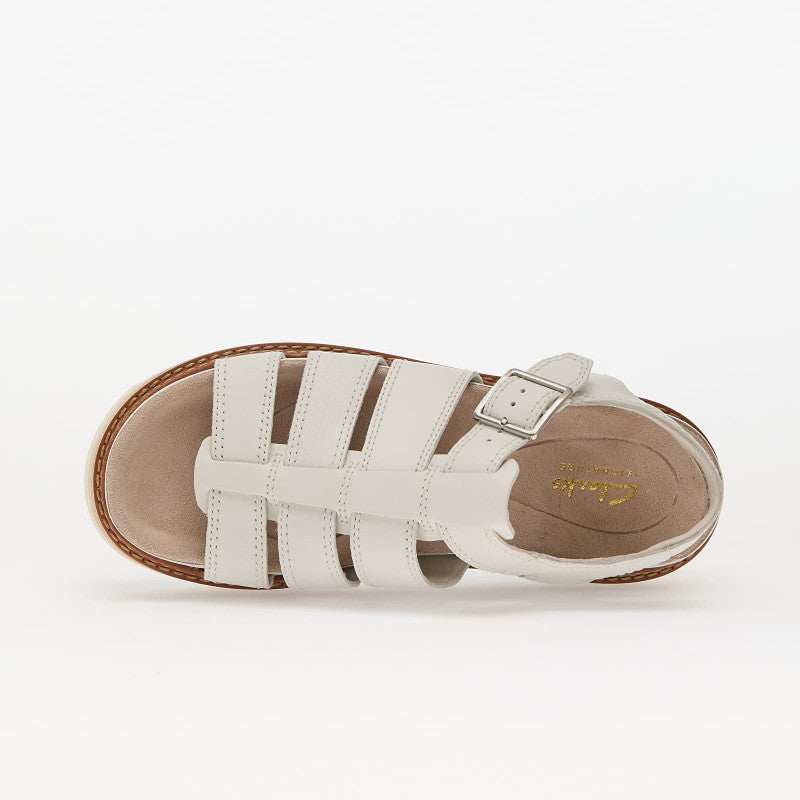Clarks Orianna Twist Off White Lea