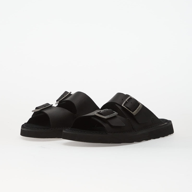Clarks Solsbury Strap Black Leather